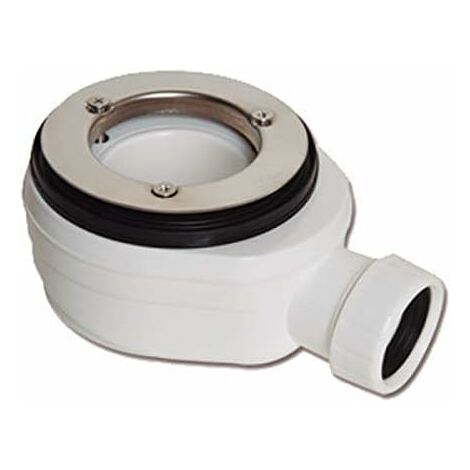 Receveur de douche EXTRAPLAT - Résine et charges minérales - Texture Ardoise - Antidérapante C3 - Fourni avec grille et siphon - Beige 70X070 Ral 1015