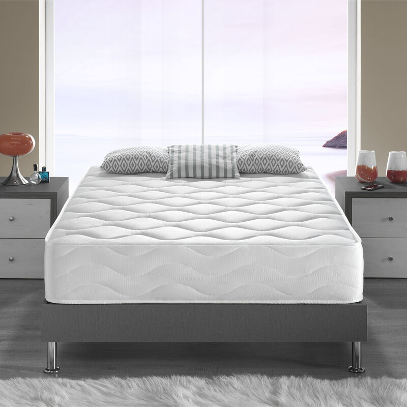 Colchón 150x190 Viscoelástico Cama Principal, Todos los Tamaños | Ortopédico y Adaptable | Alivio Puntos de Presión con 7 Zonas de Confort | Reversible (Cara Invierno/Verano), Máxima Transpirabilidad e Hipoalergénico | Altura 25cm