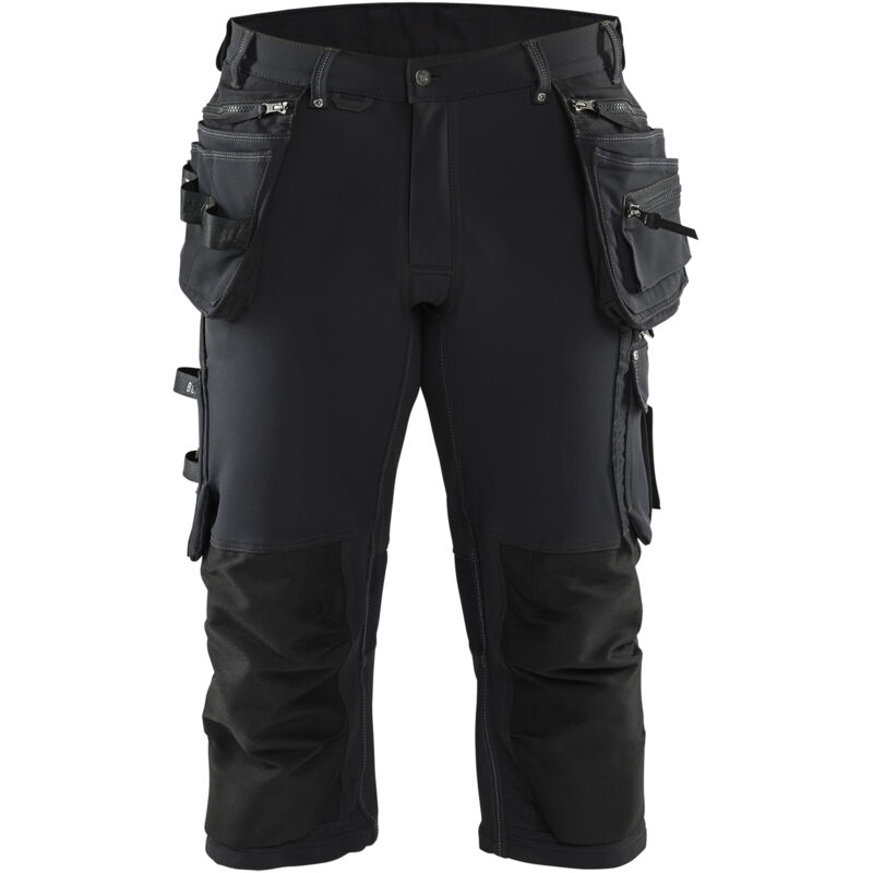 Jobman 2290139900 Pantacourt Artisan Taille C52 Noir - Confort Et Praticité Au Travail