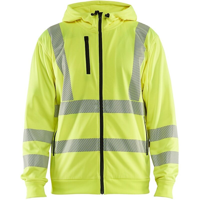 Veste De Sécurité Haute Visibilité GearX – Gilet Zippé Réfléchissant Pour Adulte (CORDURA)