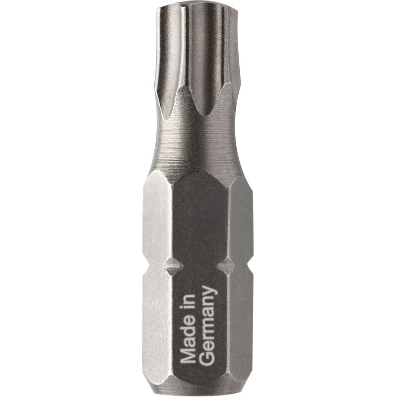 Embouts de vissage géométrie torsion Torx - U643 T20 Long. Totale 25 Pack de 5