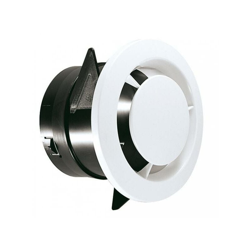 Bouche d'extraction fixe VMC double flux / simple flux Ø80