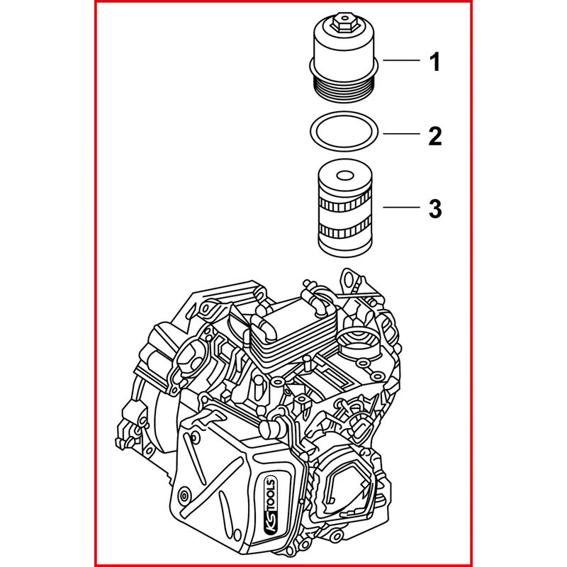 628-C  Clés filtre à huile aluminium 3/8 - Outillage spécifique  Automobile