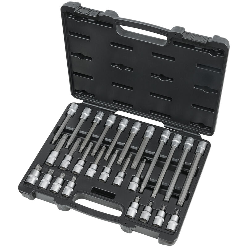 KS TOOLS - Jeu de 9 douilles TORX femelles à chocs KS ,  E10-E11-E12-E14-E16-E18-E20-E24 - 515.1050