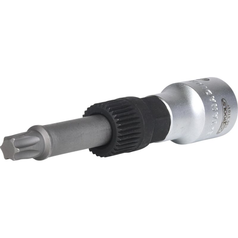 Embout Extra Court M10 Multidents T50 Avec Adaptateur 33 Dents - Outil Poulie Alternateur Alkan 3 Pièces