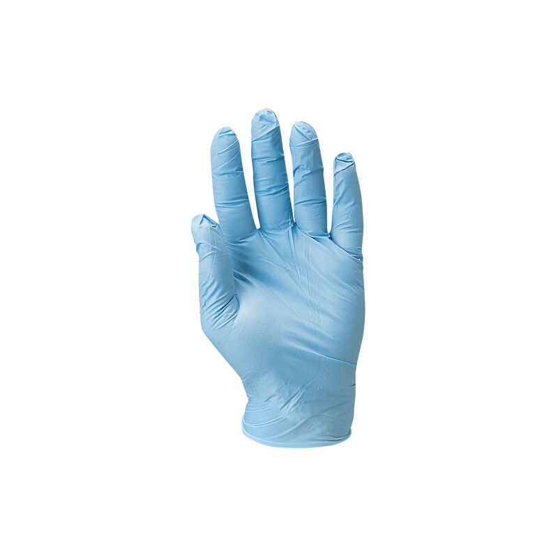 Gants Vinyle Bleu poudrés Taille S (Boite de 100) - FM Medical