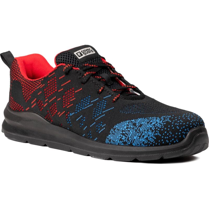 Chaussures de sécurité basses OTAVITE S1P - Noir/Rouge/Bleu 43