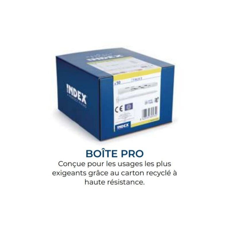 ING FIXATIONS Cheville nylon polyvalente 6x30 - Boite de 100 - A170212