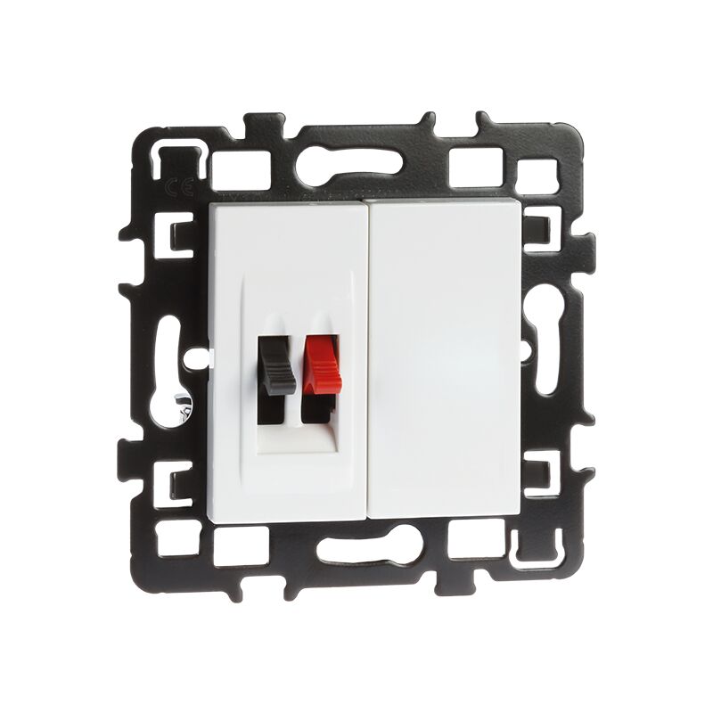 Lot De 2 Enjoliveurs De Prise HP SILEX 85776 / 857 76 - Compatible Legrand SAGANE - Occasion