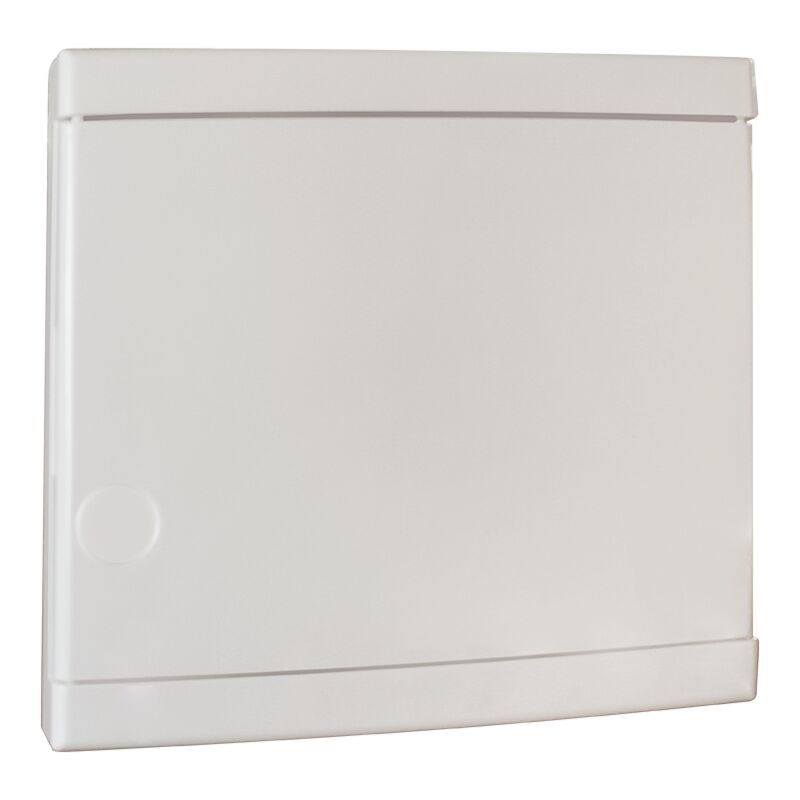 Porte blanche pour coffret maxi-rail (rajout serrure possible) Coffret 13 modules 19005