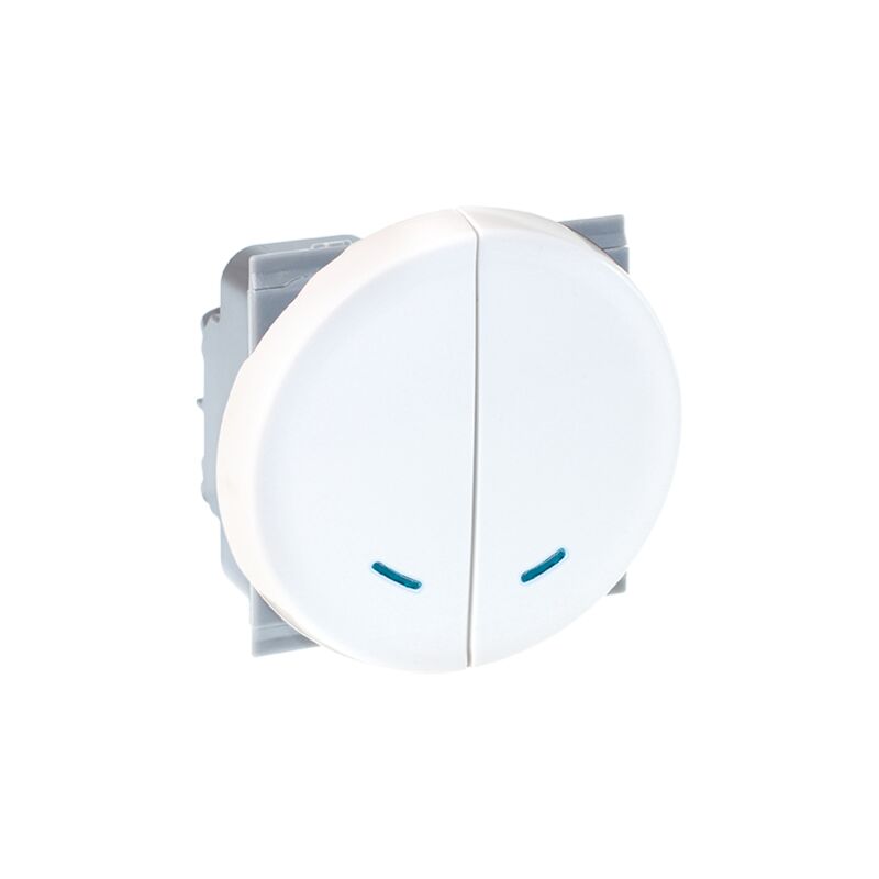 Combiné Interrupteur Et Prise Blanc – 109-05225-WSP, 120V, 5225W, Montage Mural