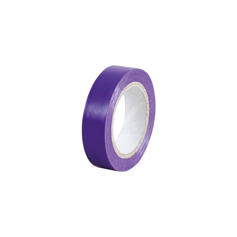 Ruban adhésif isolant électrique 15mm x 10m Couleur Violet