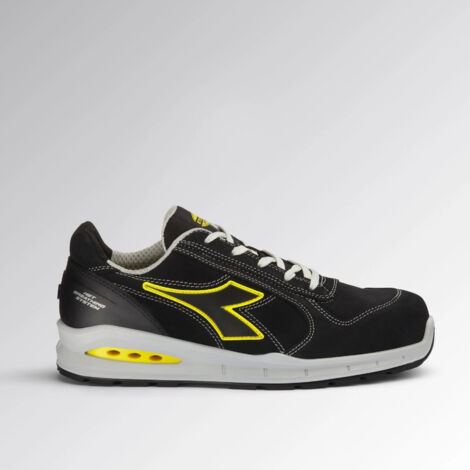 Diadora – Chaussures de sécurité basses S3 FO SR – Cuir bovin effet daim – Semelle anti-perforation K-SOLE – Taille 43 – Hydrofuges et respirantes