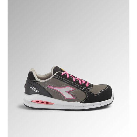 Chaussures de sécurité basses RUN NET AIRBOX S3S FO SR Femme - Gris/Rose 38