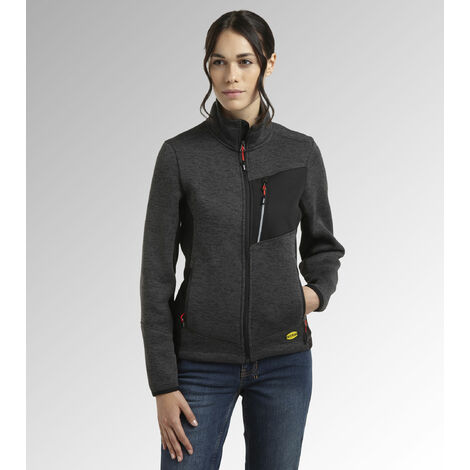 Veste de travail zippée KNITTED CHICAGO - Gris Asphalte S
