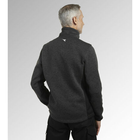 Veste de travail zippée KNITTED CHICAGO - Gris Asphalte S