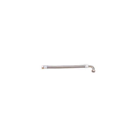 Flexible Tressé Inox Coudé STANDARD - Sanitaire/Chauffage/Clim - Tuyau Ø15-50mm - Femelle/Femelle 20x27 - 500mm - Ø19mm