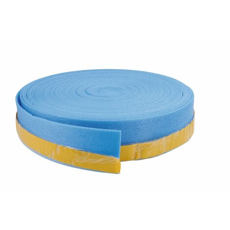 Pbtub – Bande d'isolation périphérique autocollante 150mm – Épaisseur 8mm – Étanchéité optimale pour murs et sols – Usage en rénovation