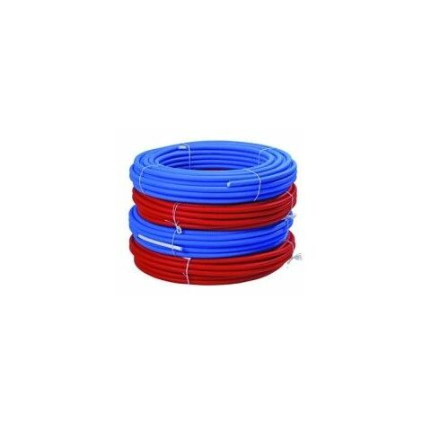 Tube Multicouches TURATEC pré-gainé - Gaine bleue Ø20 ép.2 - Couronne bleue 100ml