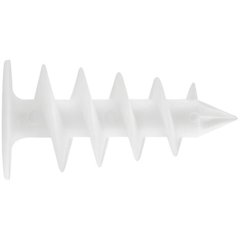 Index – Cheville d'isolation nylon 25 x 50 mm – Boîte de 50 pcs – Fixation sur panneaux EPS, XPS, PUR – Vissage rapide et précis