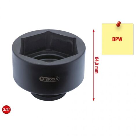 Douille KS TOOLS 3/4 Pour écrous De Moyeux BPW - 450.0215