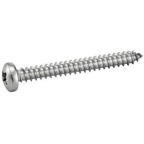 Vis à tole tête cylindrique large pozidrive - Inox A2 3,5x22 mm - Boîte de 200