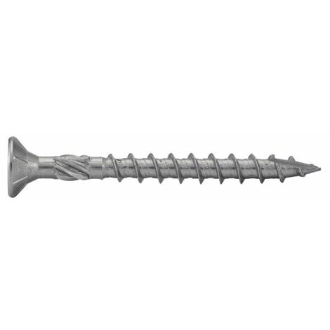 Vis à bois tendre tête fraisée six lobes - Inox A2 4x45/24 mm - Boîte de 200