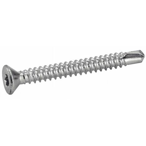 Vis autoperceuses tête fraisée six lobes - Acier Zn 5,5x32 mm - Boîte de 250