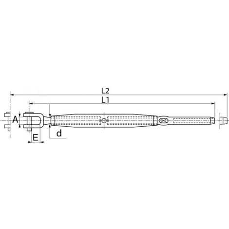 Embout à Sertir Manuel Pour Câble 3mm - Terminaison Filetée M5 Droite Inox 304 - Réf. F421123