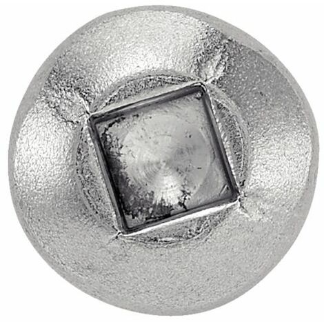 Vis autoperceuses tête cylindrique crantée empreinte carée - Acier Zn 3,5x16 mm - Boîte de 500