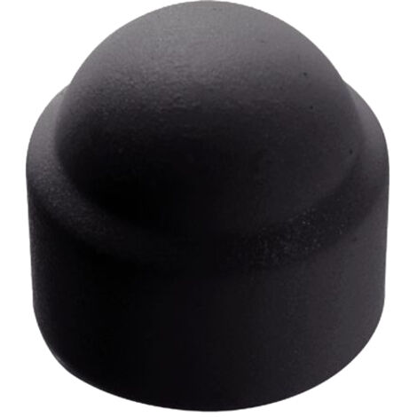 Cache ecrou hexagonal noir - RAL 9005 - Polyéthylène M20 - Boîte de 25