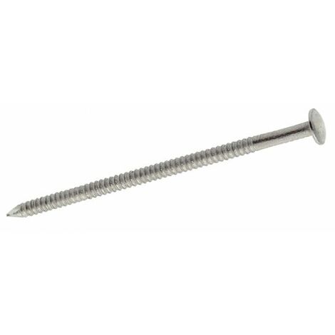 Pointe annelée - Tête bombée - Inox A2 2,7x60 mm - Boîte de 1700