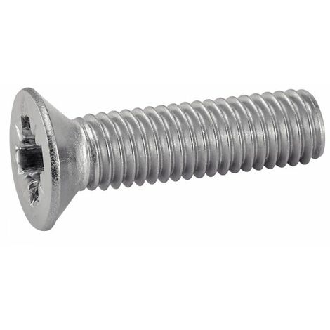 Vis à métaux tête fraisée pozidrive - Inox A4 3x10 mm - Boîte de 200
