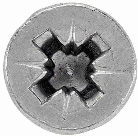 Vis à métaux tête fraisée pozidrive - Inox A4 3x10 mm - Boîte de 200