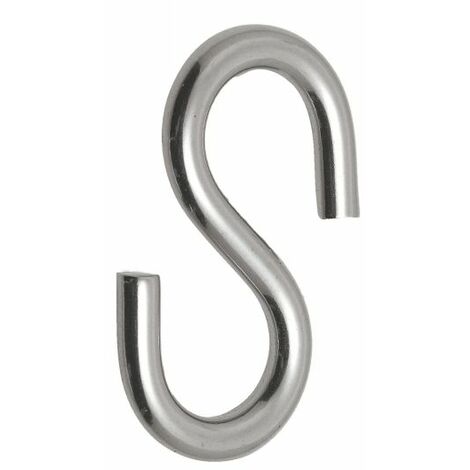 Acton – Crochet esse symétrique inox A4 3 mm – Boîte de 10 unités – Résistance à la corrosion pour environnements humides (1/3)