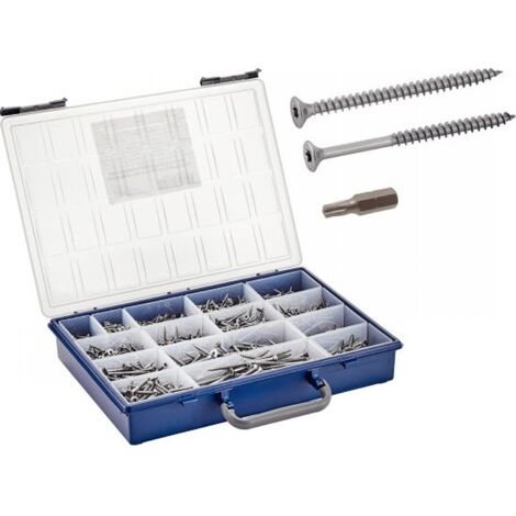 200 Vis Inox A2 5x50mm Pour Bois Tendre - Six Lobe TX25 + 1 Embout Gratuit