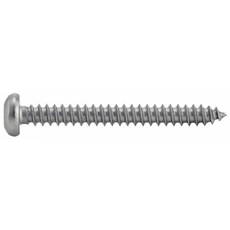 Vis à tole tête cylindrique empreinte carrée - Inox A2 3,9x13 mm - Boîte de 200