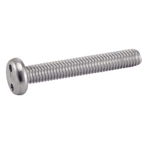 Vis à métaux tête cylindrique inviolable -Snake Eyes- - Inox A2 3x8 mm - Boîte de 100