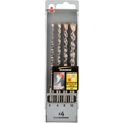 Coffret de 4 forets béton TWISTER PLUS - 100C (1/3)