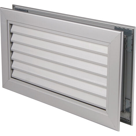 Axelair – Grille de transfert pour porte en aluminium 300x150 mm – Circulation d'air optimale – Résistance à la corrosion – Esthétique intérieure