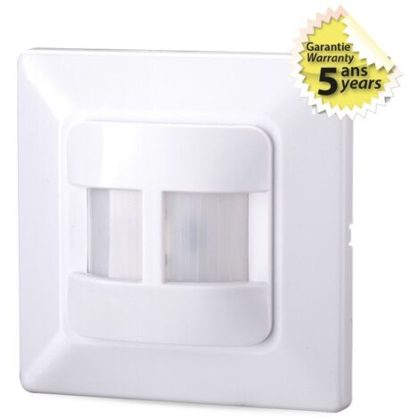 Détecteur de mouvement automatique LED infrarouge 190° – Portée 4 à 9m – Installation murale 220/240V – Éclairage automatique – Miidex Lighting