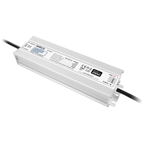 Transformateur LED 200W 24 Volts DC IP67 Miidex Lighting® (1/3)