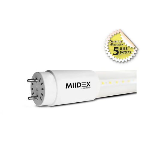 Boite de 10 tubes LED T8 - Phase/neutre même côté IP20 1500mm - 4000K Blanc neutre -25W - 230V - tube haute performance THD10% (sans PET)