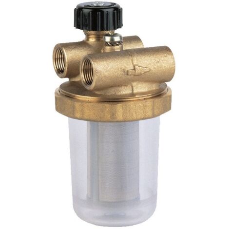 Watts – Filtre à fioul bitube RG2 – Raccordement F 3/8' – Débit 500 L/h – Éléments filtrants en Inox 260 μ – Installation à deux tuyaux (1/4)