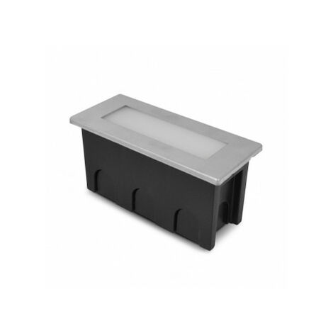 Spot encastrable sol LED rectangle 1.5W 4000K – Lumière blanche neutre – Pour extérieur – Indice de protection IP65 – Miidex Lighting (1/5)