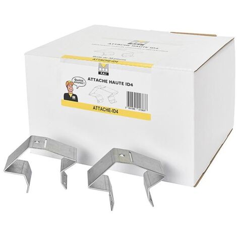 Boîte de 100 attache pontets pointe 20mm pour câble 5-7mm Multifix