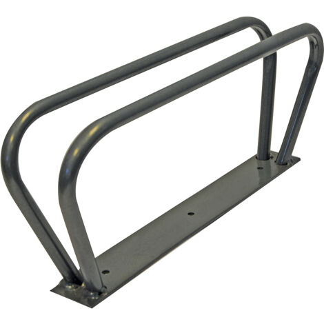 Silverline – Portant à vélo pour pneus jusqu'à 2-1/2' – Acier robuste anti-corrosion – Capacité 2 vélos – Rangement efficace