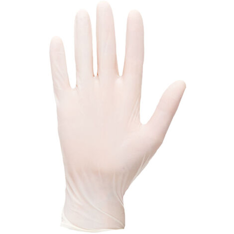 Beco Heli Paire de gants de présentation en microfibre fin, blanc, taille L