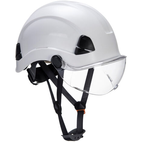 Portwest – Visière de protection panoramique anti-rayures et anti-buée – Compatible avec lunettes de vue – Pour casques Height Endurance (1/6)