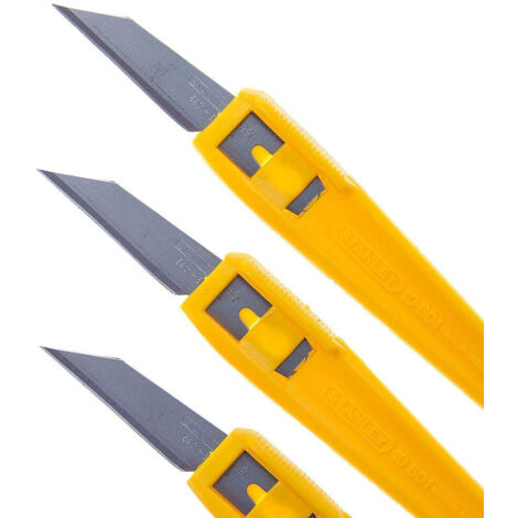 Couteau Coupe-Tout Stanley 0-10-601 Lot de 3